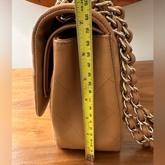 Chanel Large Classic Handbag Beige - Picture 7 of 16